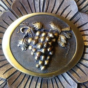 "The Grapes of Brass"  Buckle